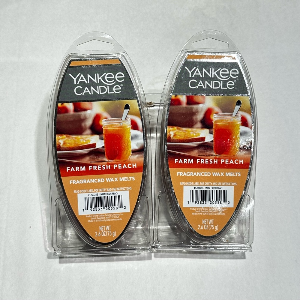 Yankee Candle Farm Fresh Peach Wax Melts 2.6oz